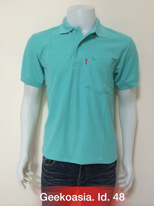 เสื้อโปโลสีพื้นชาย ฟ้ามินท์ id.48
