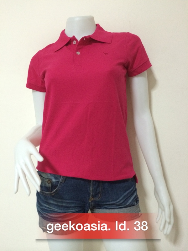 เสื้อโปโลสีพื้นหญิงบานเย็น