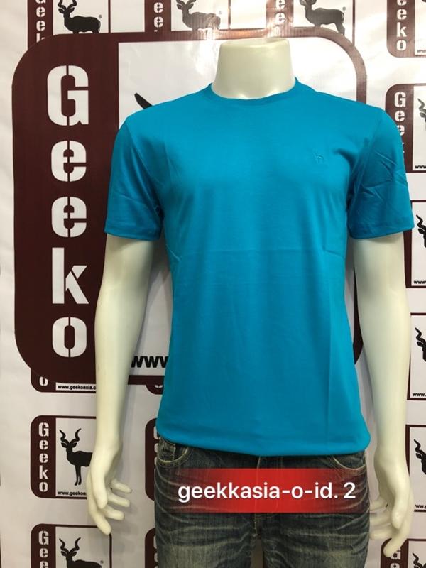 เสื้อยืดคอกลมสีฟ้าเข้ม