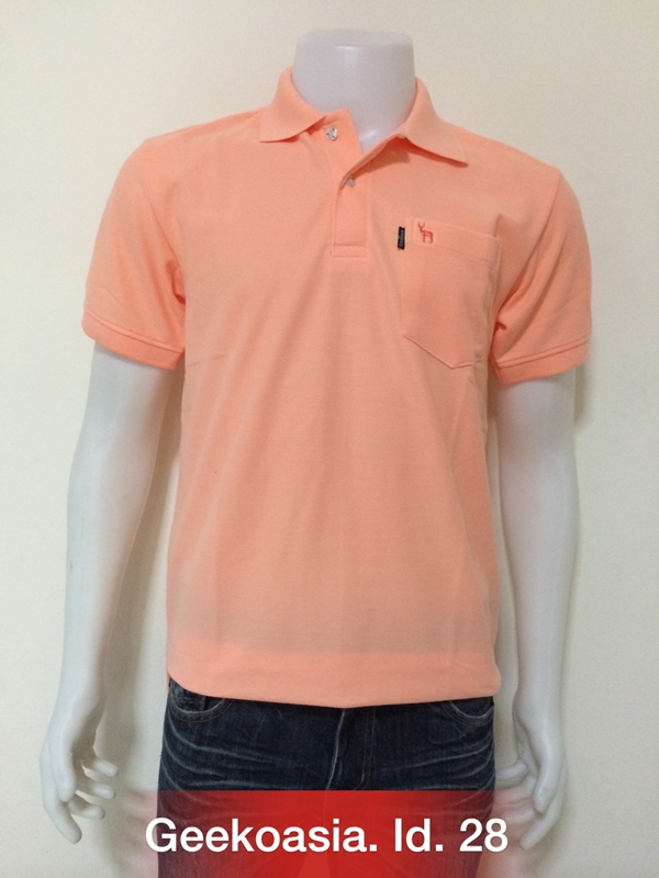 เสื้อโปโลสีพื้นชาย โอรสอ่อน id.28