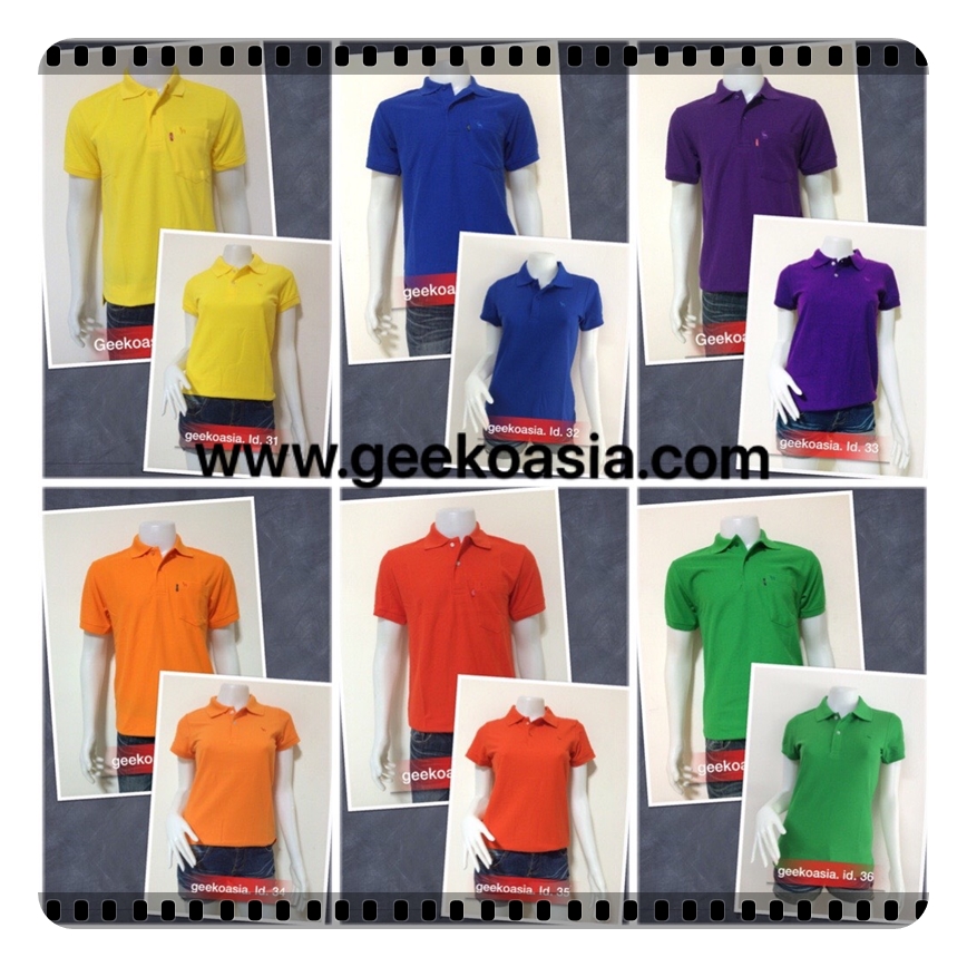สีเสื้อโปโล geeko