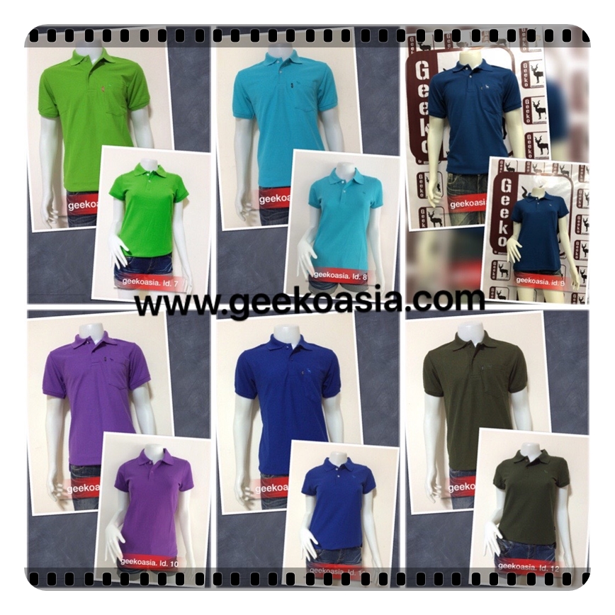 สีเสื้อโปโล geeko