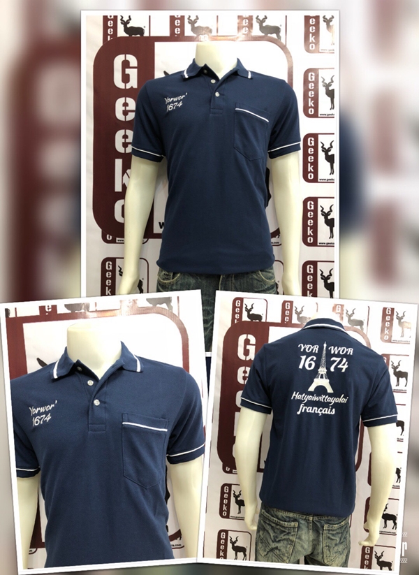ผลิตเสื้อโปโล ตามแบบ ปัก สกรีน