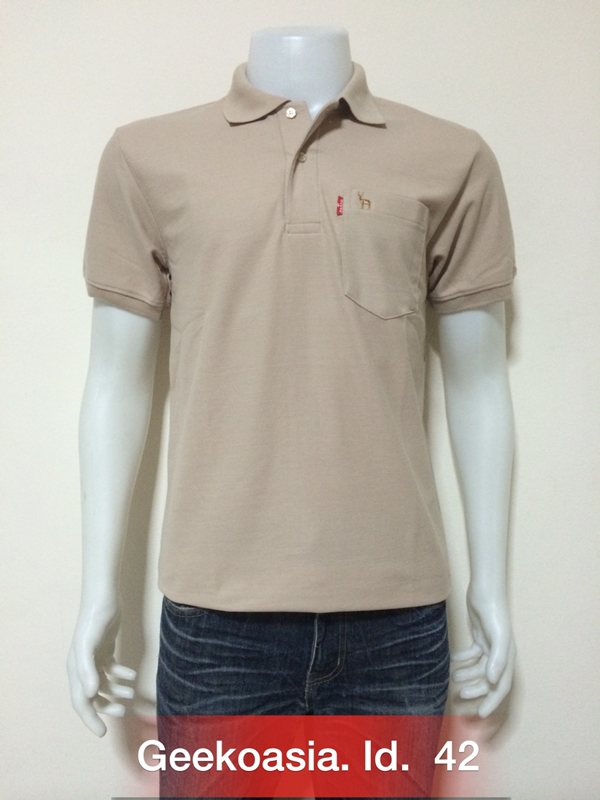 เสื้อโปโลชายสีกากี