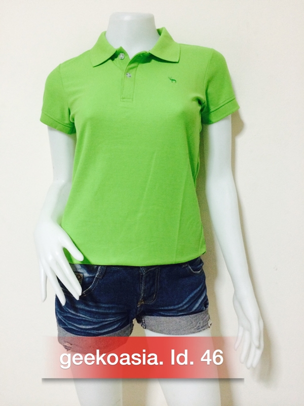 เสื้อโปโลผู้หญิงสีเขียวอ่อน
